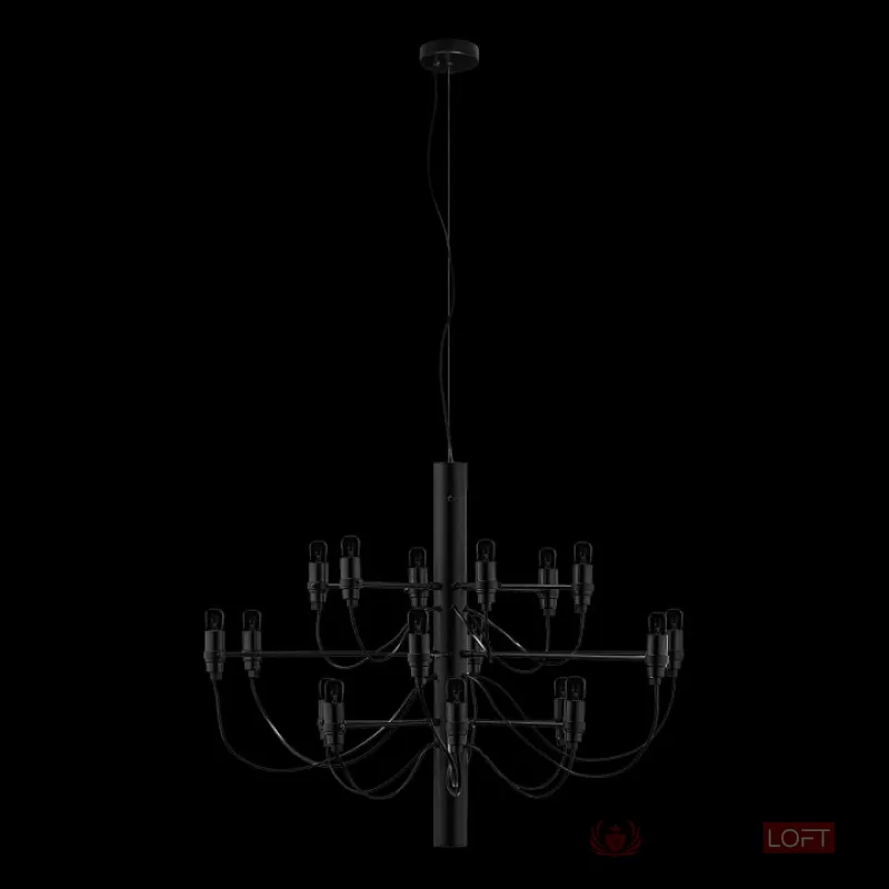 Подвесная люстра Loft it Gino 10196/650 Black от ImperiumLoft