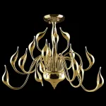 Люстра на штанге Lightstar Cigno Collo 751182 Цвет арматуры золото от ImperiumLoft