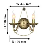 Бра F-promo Chateau 2163-2W от ImperiumLoft