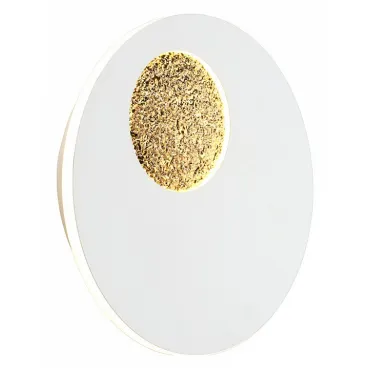 Накладной светильник Omnilux Rovereto OML-12201-21 Цвет арматуры белый Цвет плафонов золото от ImperiumLoft