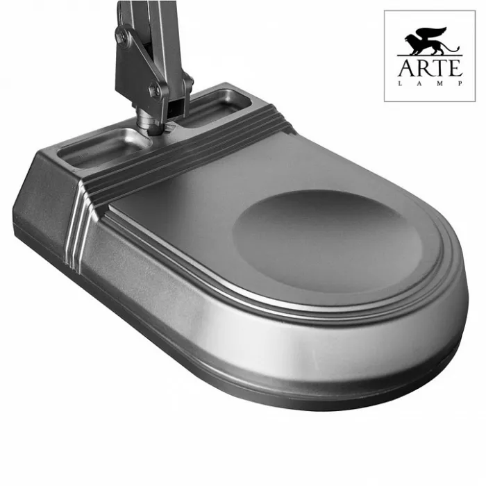 Настольная лампа офисная Arte Lamp Desk A5810LT-1SI Цвет арматуры серебро Цвет плафонов серебро от ImperiumLoft