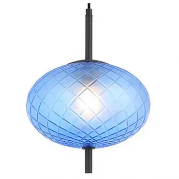 Подвесной светильник Stilfort Sphere 2136/07/01P Цвет плафонов голубой Цвет арматуры черный