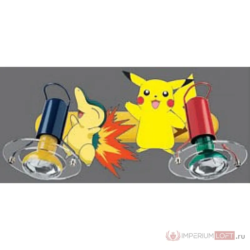 Спот Paulmann Pokemon 578 Цвет арматуры разноцветный Цвет плафонов разноцветный от ImperiumLoft