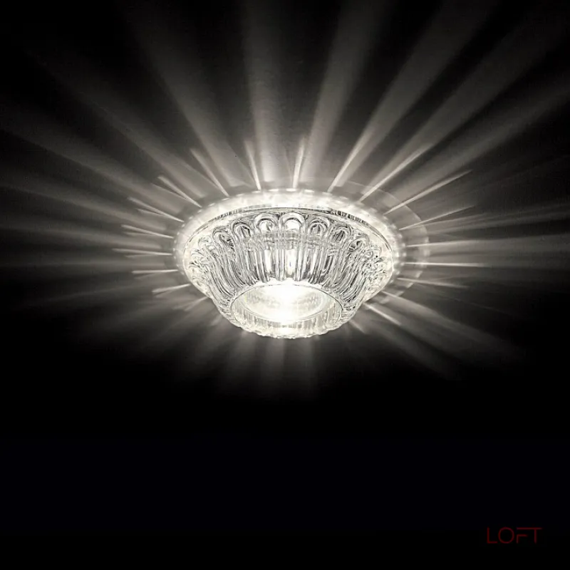Встраиваемый светильник Lightstar Torcea 006332 Цвет арматуры хром Цвет плафонов прозрачный