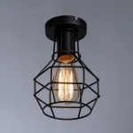 Накладной светильник Arte Lamp 1109 A1109PL-1BK Цвет арматуры черный Цвет плафонов черный