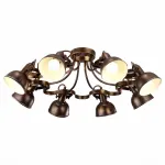 Люстра на штанге Arte Lamp Martin A5216PL-8BR Цвет арматуры коричневый Цвет плафонов коричневый от ImperiumLoft