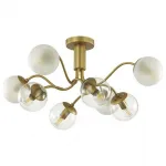 Потолочная люстра Lumion Candice 4555/8C Цвет арматуры латунь Цвет плафонов разноцветный от ImperiumLoft