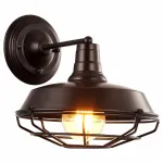 Бра Arte Lamp Ferrico A9183AP-1BK Цвет арматуры черный Цвет плафонов черный