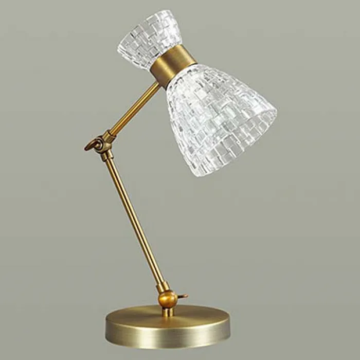 Настольная лампа декоративная Lumion Jackie 3704/1T Цвет арматуры бронза Цвет плафонов прозрачный от ImperiumLoft