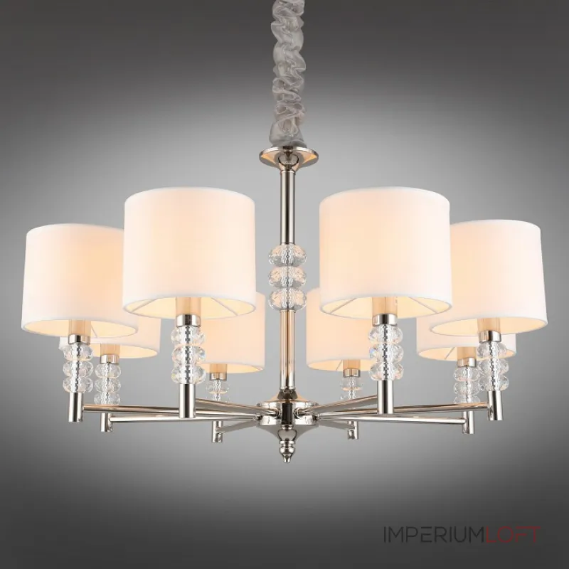 Подвесная люстра Aployt Franula APL.724.03.08 Цвет арматуры никель Цвет плафонов белый от ImperiumLoft