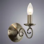 Бра Arte Lamp 1129 A1129AP-1AB Цвет арматуры бронза Цвет плафонов прозрачный