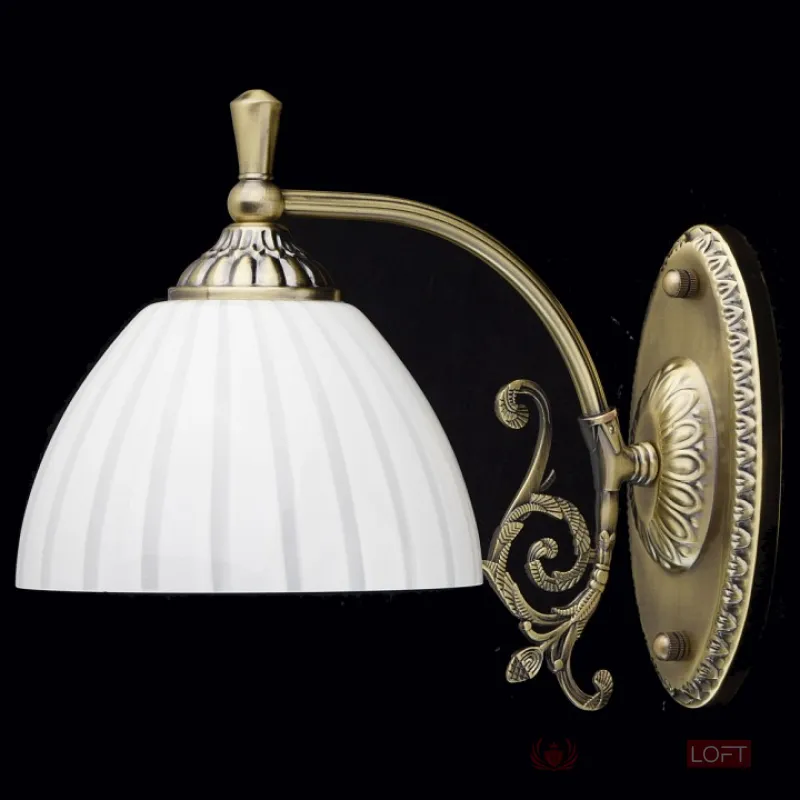 Бра MW-Light Ариадна 15 450025201 Цвет арматуры бронза Цвет плафонов белый от ImperiumLoft
