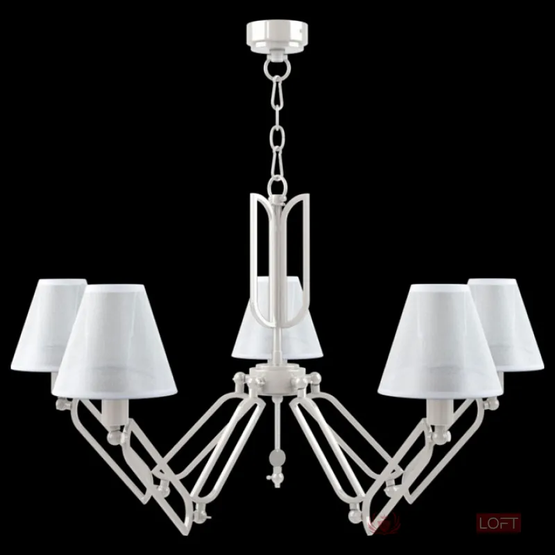 Подвесная люстра Maytoni Hightech M1-05-WM-LMP-O-20 Цвет арматуры белый Цвет плафонов белый от ImperiumLoft