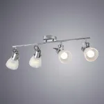 Спот Arte Lamp 1026 A1026PL-4CC Цвет арматуры хром Цвет плафонов прозрачный