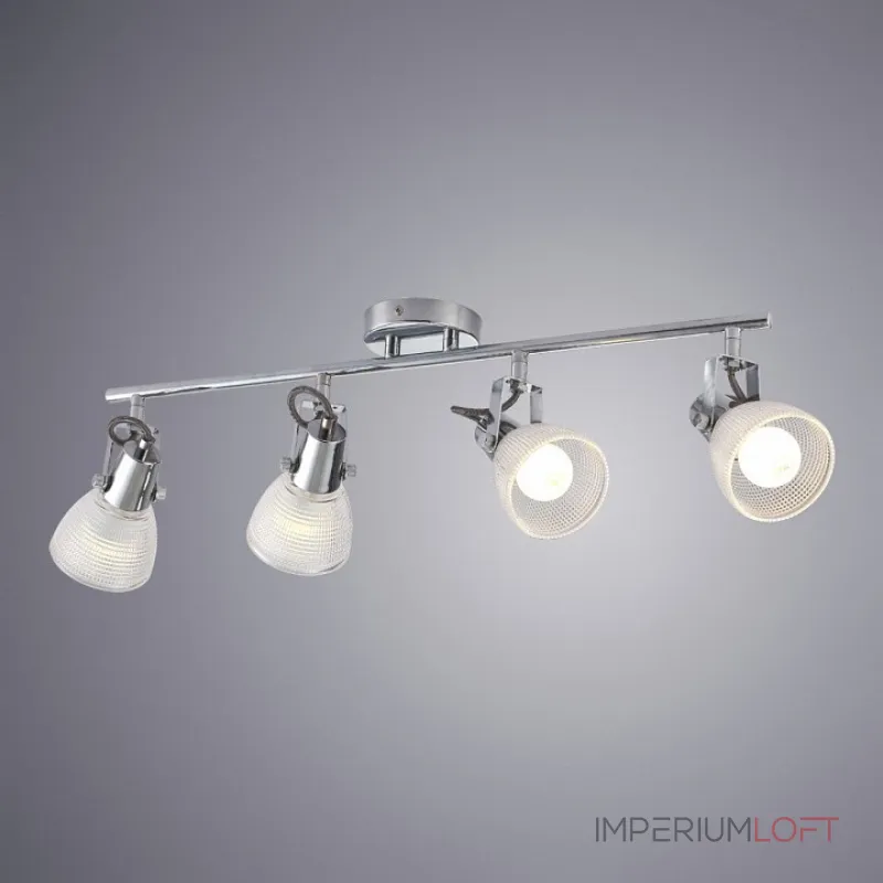 Спот Arte Lamp 1026 A1026PL-4CC Цвет арматуры хром Цвет плафонов прозрачный