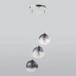 Подвесной светильник TK Lighting Santino 2795 Santino Цвет арматуры хром Цвет плафонов серый от ImperiumLoft