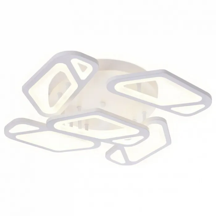 Накладной светильник Ambrella Original 5 FA587/5 WH белый 113W 590*590*120 (ПДУ РАДИО 2.4G) Цвет арматуры белый Цвет плафонов белый от ImperiumLoft
