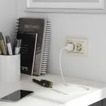 Розетка двойная с заземлением без рамки Werkel слоновая кость W1172003 (слоновая кость)