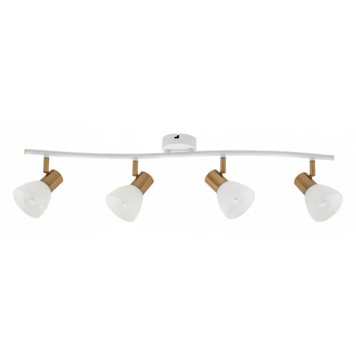 Спот Arte Lamp Falena A3117PL-4WH Цвет арматуры Белый Цвет плафонов Белый от ImperiumLoft