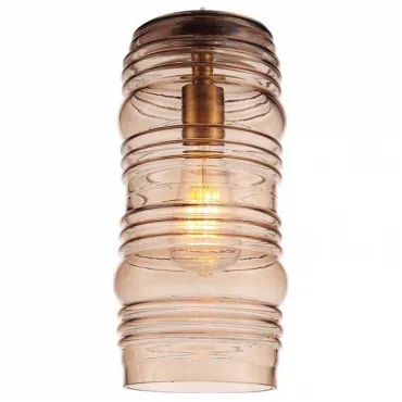 Подвесной светильник ST-Luce Bocirra SL1131.143.01 Цвет плафонов коричневый Цвет арматуры бронза
