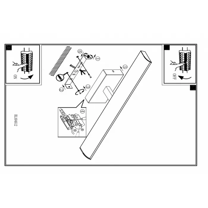 Бра Eglo Tabiano 94615 Цвет арматуры хром от ImperiumLoft