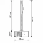 Подвесная люстра Divinare Nova 1223/02 SP-5 