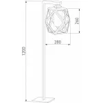 Наземный высокий светильник Elektrostandard Ambra 35133/F