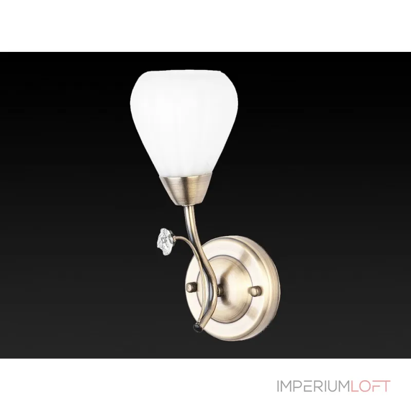 Бра TopLight Lorin TL3570B-01AB Цвет арматуры бронза Цвет плафонов белый
