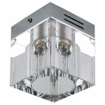 Накладной светильник Lightstar Alta QUBE 104010 Цвет арматуры хром Цвет плафонов прозрачный