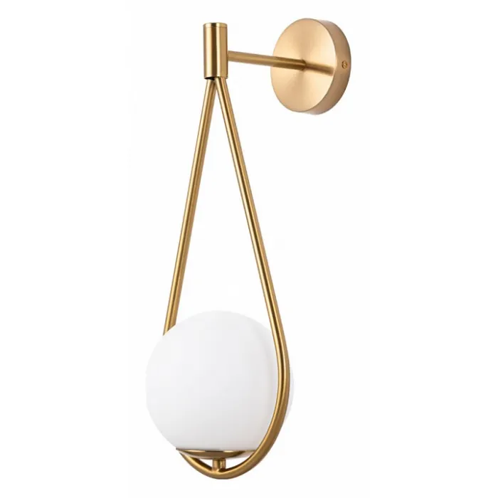 Бра Arte Lamp Matisse A7765AP-1AB Цвет арматуры Коричневый Цвет плафонов Белый от ImperiumLoft