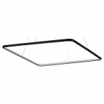 Подвесной светильник Donolux 111024 S111024/1SQ 45W Black In Цвет плафонов черно-белый Цвет арматуры черный от ImperiumLoft