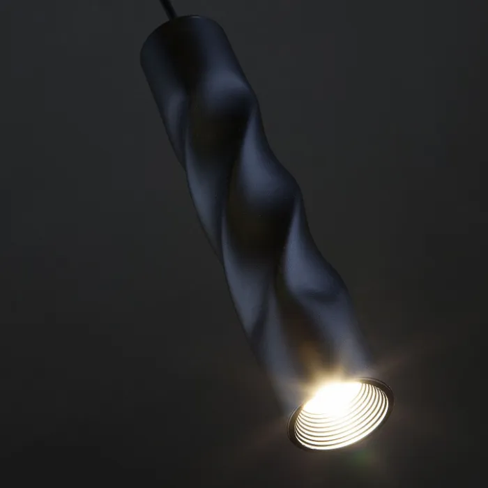 Подвесной светильник Eurosvet Scroll 50136/1 LED черный 5W от ImperiumLoft