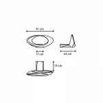 Бра светильник Artemide 1190010A от ImperiumLoft