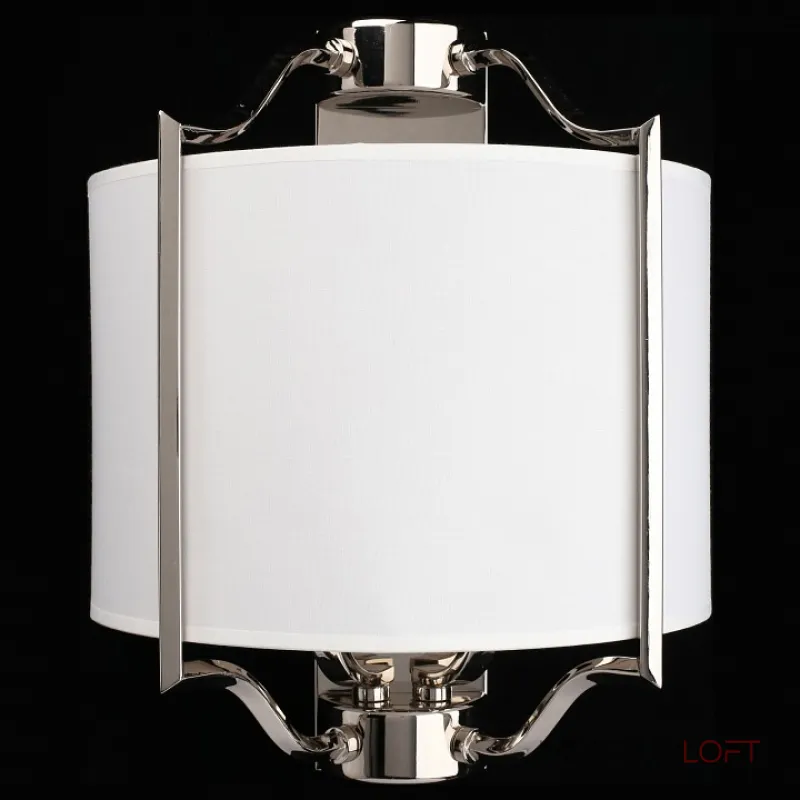 Накладной светильник Aployt Kamila APL.727.01.02 Цвет арматуры никель Цвет плафонов белый от ImperiumLoft Накладной светильник Aployt Kamila APL.727.01.02 Цвет арматуры никель Цвет плафонов белый от ImperiumLoft