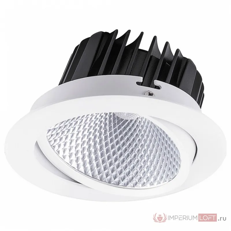Встраиваемый светильник Feron AL252 32621 Цвет арматуры белый Цвет плафонов прозрачный от ImperiumLoft
