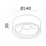 Накладной светильник Donolux DL18440 DL18440/01 White R Dim Цвет арматуры белый