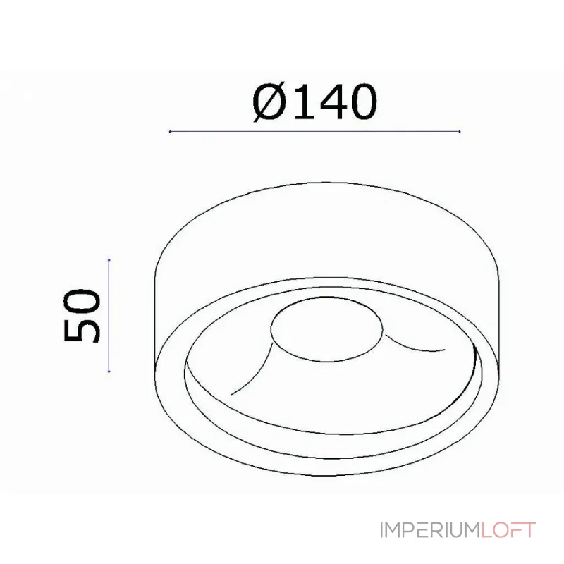 Накладной светильник Donolux DL18440 DL18440/01 White R Dim Цвет арматуры белый