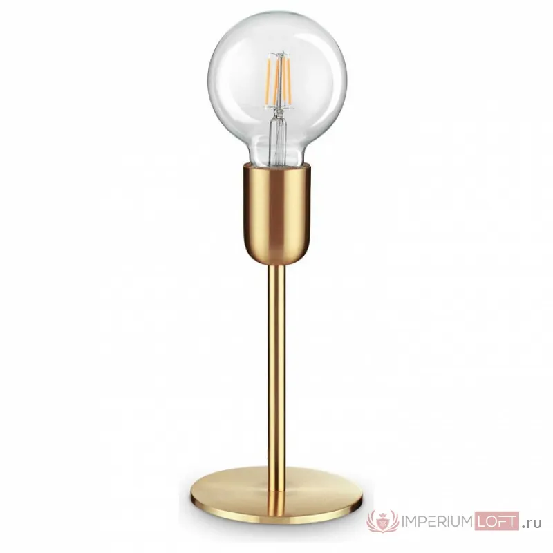 Настольная лампа декоративная Ideal Lux Microphone MICROPHONE TL1 OTTONE Цвет арматуры латунь от ImperiumLoft