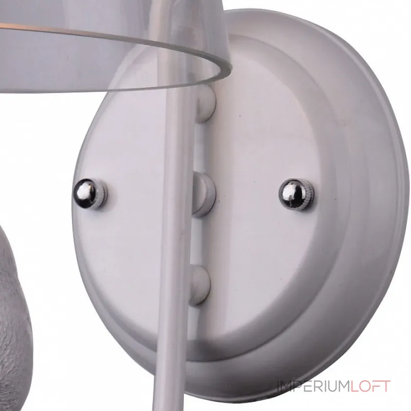 Бра Arte Lamp Passero A4289AP-1WH Цвет арматуры белый Цвет плафонов прозрачный от ImperiumLoft Бра Arte Lamp Passero A4289AP-1WH Цвет арматуры белый Цвет плафонов прозрачный от ImperiumLoft