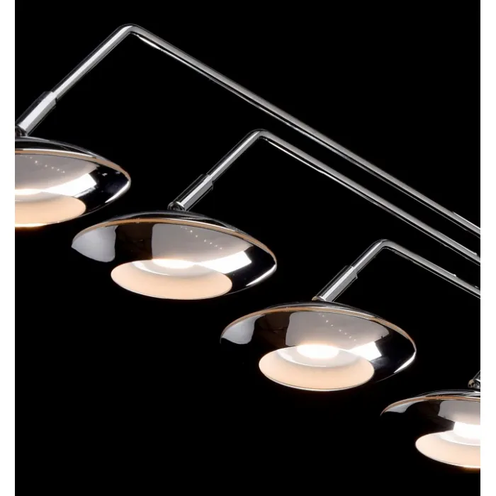 Люстра на штанге MW-Light Гэлэкси 7 632013508 Цвет арматуры хром Цвет плафонов хром от ImperiumLoft