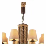Подвесная люстра Arte Lamp Corda A8958LM-8BR Цвет арматуры коричневый Цвет плафонов коричневый от ImperiumLoft