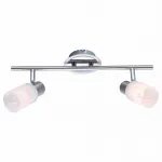 Спот Arte Lamp Cavalletta A4510PL-2SS Цвет арматуры серебро Цвет плафонов белый от ImperiumLoft