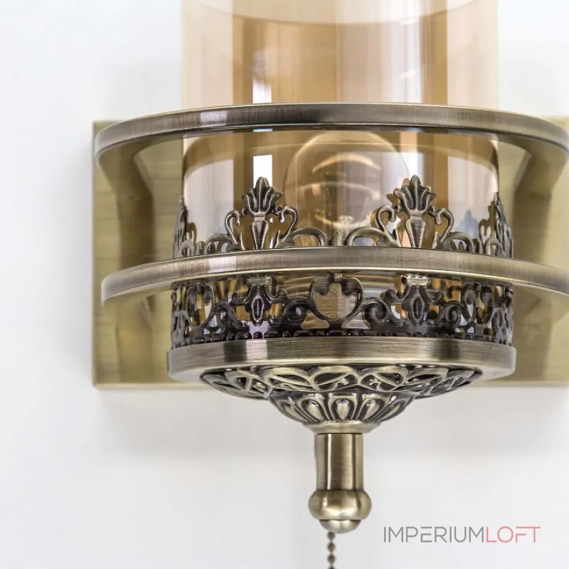 Бра Citilux Ориент CL464313 Цвет плафонов прозрачный Цвет арматуры бронза