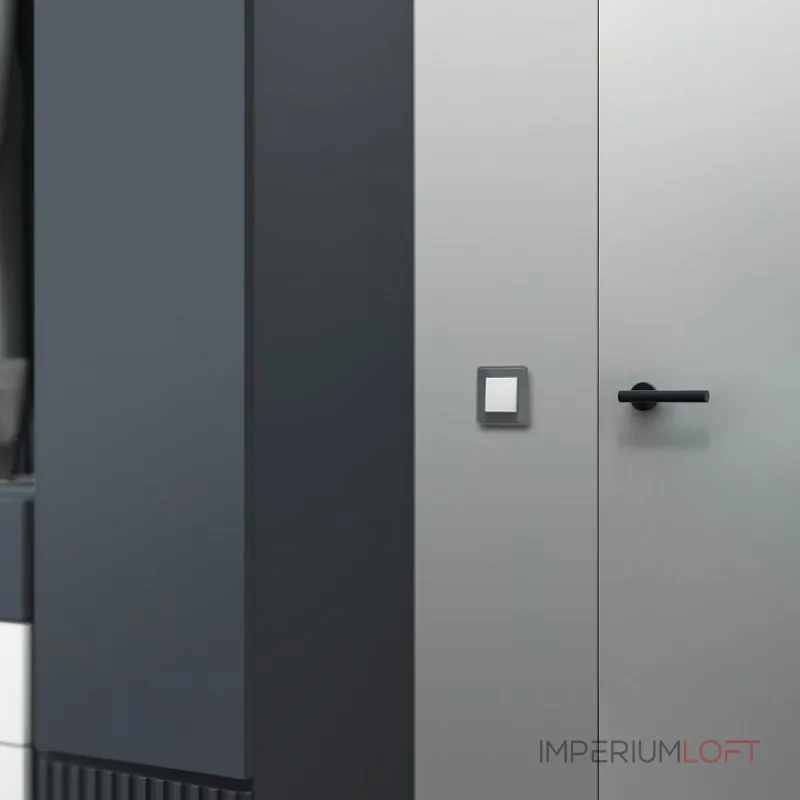 Выключатель проходной одноклавишный Werkel Белые матовые W1112061 Выключатель проходной одноклавишный Werkel Белые матовые W1112061