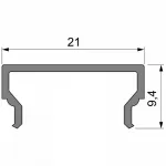Профиль накладной  Deko-Light H-01-15 984032