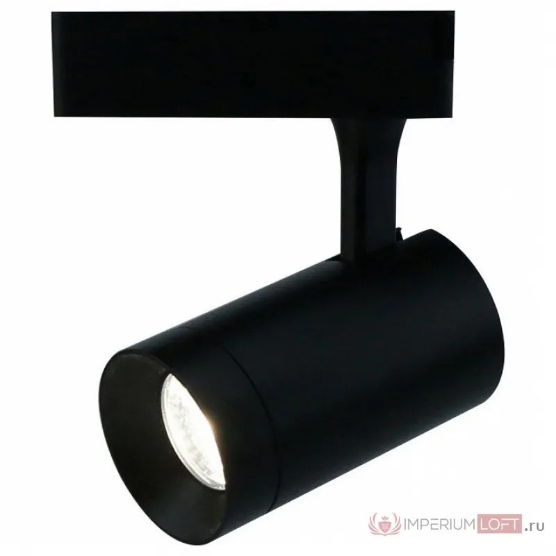 Светильник на штанге Arte Lamp Track Lights A1710PL-1BK Цвет арматуры черный Цвет плафонов черный от ImperiumLoft