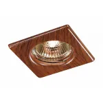 Встраиваемый светильник Novotech Wood 369717 Цвет арматуры коричневый от ImperiumLoft
