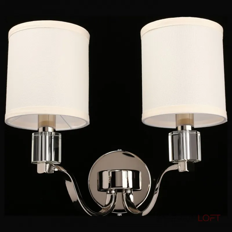 Бра Aployt Ivet APL.706.01.02 Цвет арматуры хром Цвет плафонов кремовый от ImperiumLoft Бра Aployt Ivet APL.706.01.02 Цвет арматуры хром Цвет плафонов кремовый от ImperiumLoft