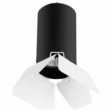 Подвесной светильник Lightstar Rullo 7 RP437436 Цвет плафонов черно-белый
