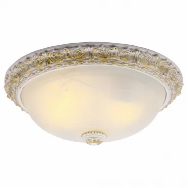 Накладной светильник Arte Lamp Torta A7122PL-2WG Цвет арматуры золото Цвет плафонов белый